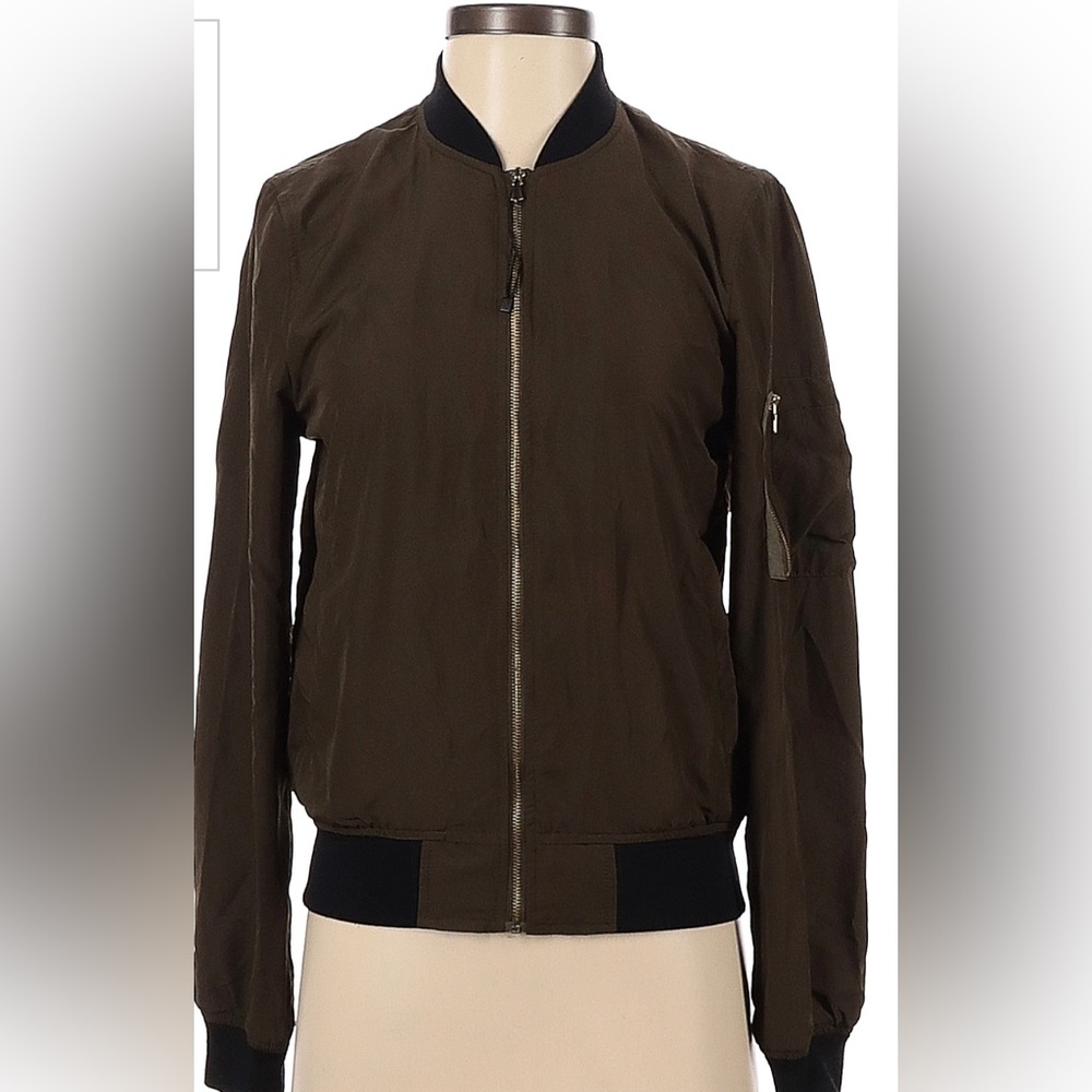 Zara Basic Lightweight Flight Jacket - image 1